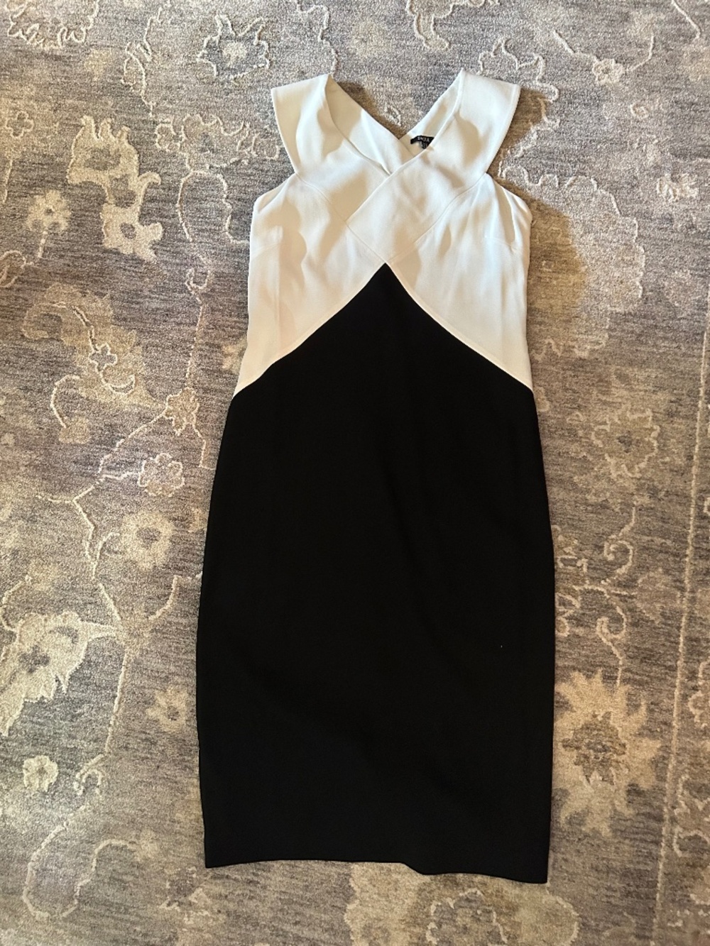Raoul Cream and Black Dress Size 12